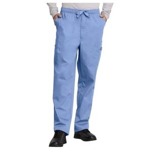 Cherokee Workwear Scrubs Men's Cargo Scrub Pants 4000 Ciel Blue Large